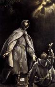 St Francis-s Vision of the Flaming Torch GRECO, El